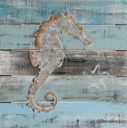 Marine Animals Seahorse Sea star Crab Metal Art