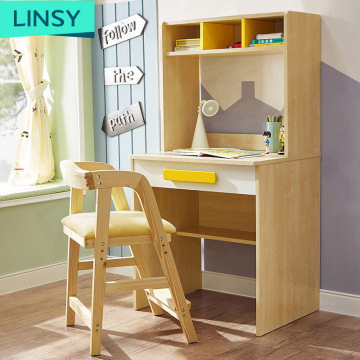 Linsy Kids DeskとBookshelfを備えた椅子セット