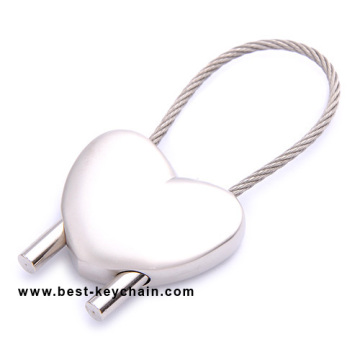 Promotion Custom Metal Custom Heart Shape Keychain (BK11649)