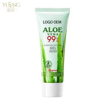 Aloe Vera Gel for Hydrated Skin Repair and Relief