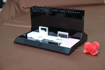 Small Black Plastic Display Cases
