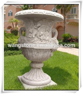 New product modern marble flower pot garden decor