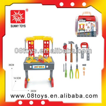 Kids toys tool box plastic tool tote