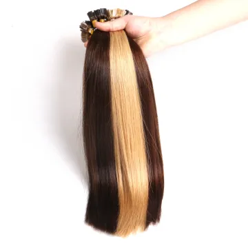 New Products Harmony Factory Wholesale 18"20"22"24" European Hair Flat Tip 100% Cuticle Aligned I U Flat Tip Hair Extensions