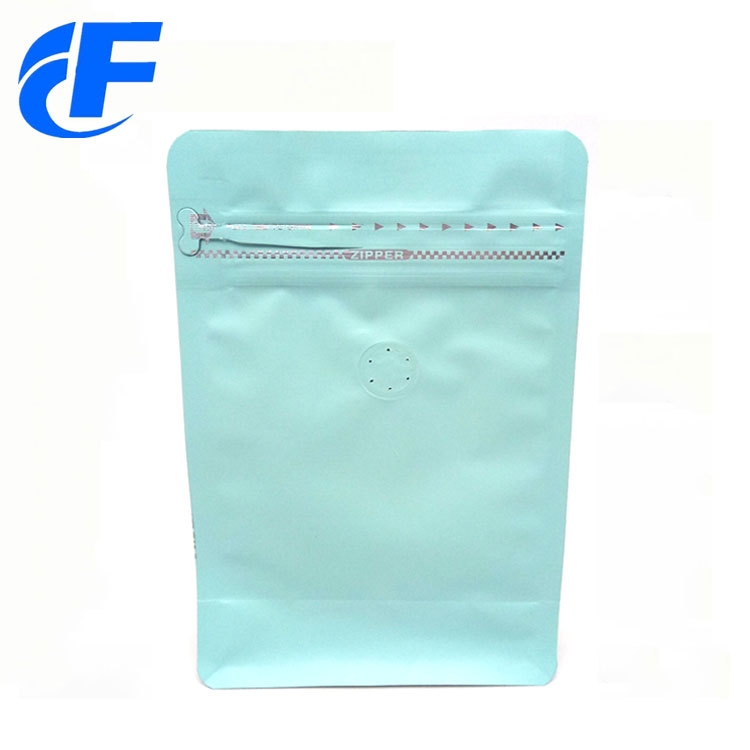 Popular resealable plastic coffee stand up bag