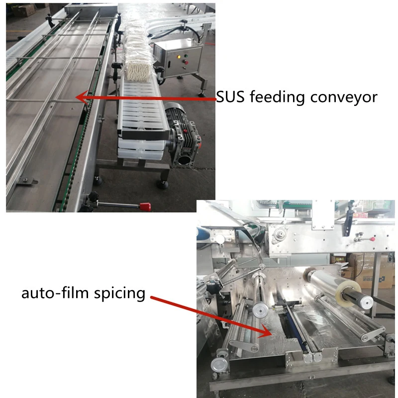 Semi Automatic Snack Food Cupcakes Family Multi Pack Flow Wrapping Packing Machine