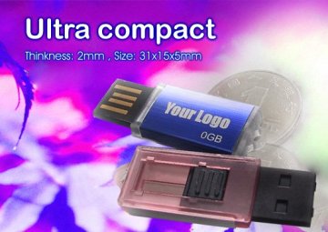 Mini personnalisée Portable Metal 32gb, 16gb, 512mb, 128mb, 4 Mo Micro Usb Flash Drives