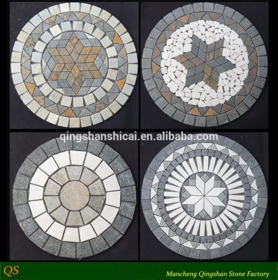 marble mosaic tile round floor mosaic medallions