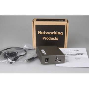 Gigabit POE separator, IEEE802.3at, provides three voltage options PS1218TG