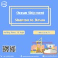 Frete marítimo do oceano de Shantou a Davao