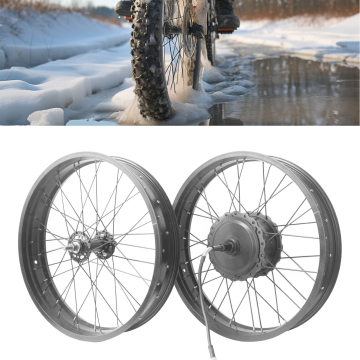 Electric bike snowmobile front wheel kit 20inch