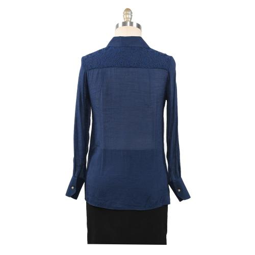 Blusar Skjortor Holiday Loose Long Sleeve Casual Tops