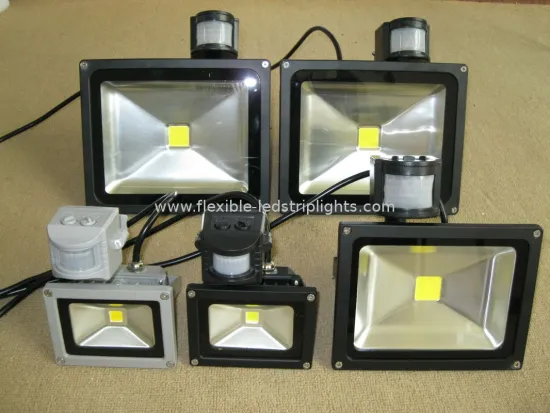 20w Energy Saving Outdoor Led Flood Light Fixtures For Square Night View