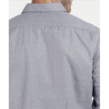 Chemise habillée 100% coton à manches longues pour hommes