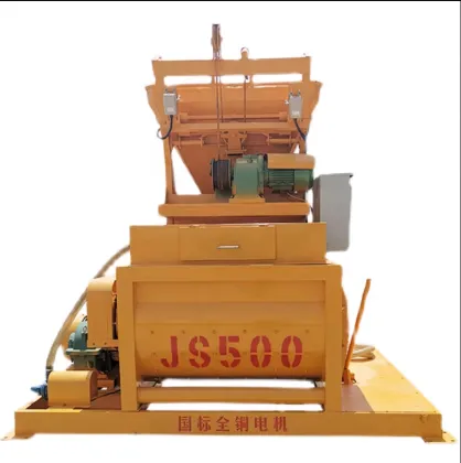 JS750 Concrete Mixer Price: Heavy-Duty Industrial Horizontal Concrete Mixer with CE Certification