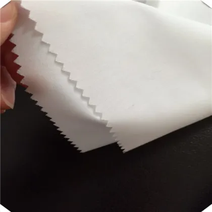 The Cotton Polyester Plain White Fabric