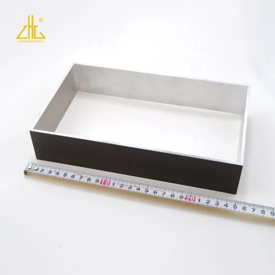 Custom Aluminum Rectangular and Square Tubes - 250x250 to 250x100 mm