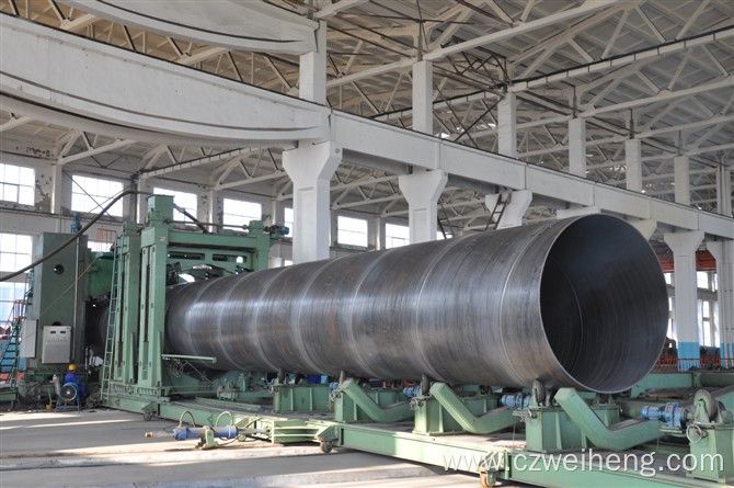 EN10219 Spiral Ssaw Steel Pipe