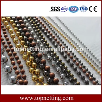 Decorative Brass Bead Chain Curtain for Door