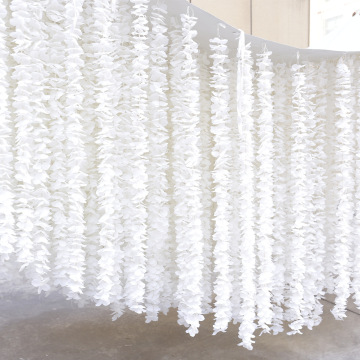 Tell à la fleur de glycine: décoration de plafond de mariage à chaud