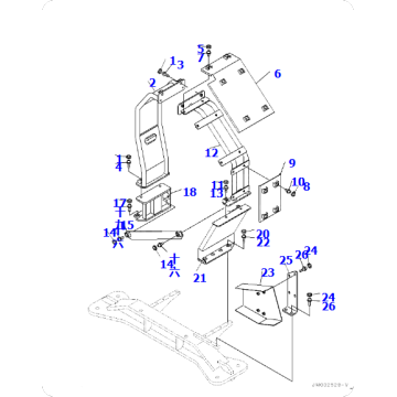 Loader WA1200-6 COVER42C-01-13810