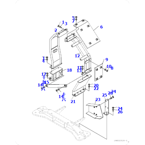 Loader WA1200-6 COVER42C-01-13810