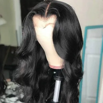 VIYA Body Wave Wig 13X4 Pre-plucked Lace Front Human Hair Wig 150% Density african american wigs