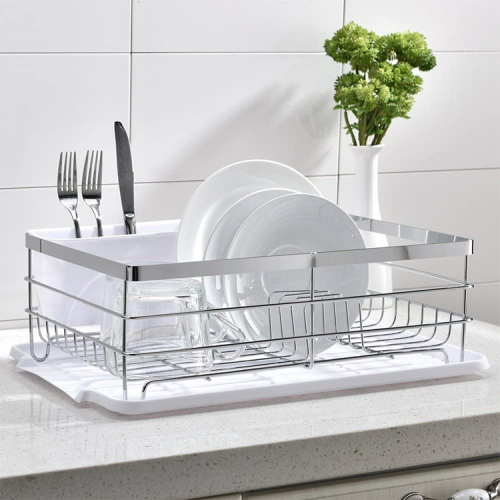 OEM Creative Stainless Steel Dapur Dapur Dhes Drying Rack