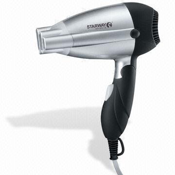 Foldable Travel Hair Dryer with 800 to 1,000W Power, Available in Various Colors