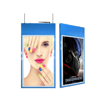 Double Sided Hanging LCD Digital Signage for Supermarket Windows