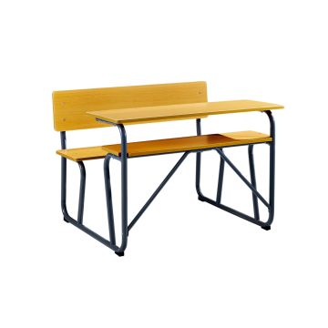 School detachable students double desks and chairs