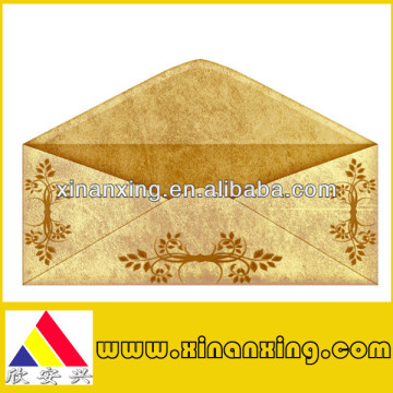 yellow decorative paper envelope