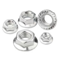 ชุบสังกะสี DIN6923 HEX NUT กับหน้าแปลน