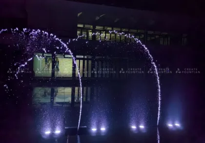 Outdoor Plaza Interactive Fountain