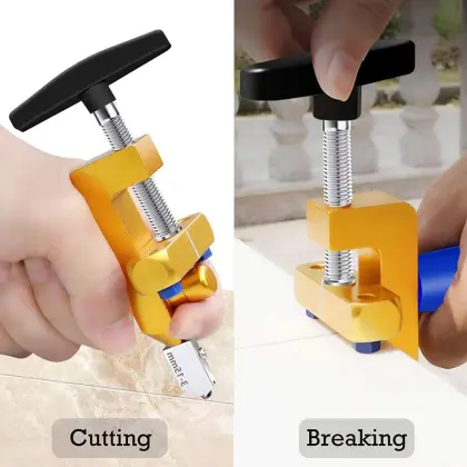 Integrated ceramic tile cutter ceramic tile opener