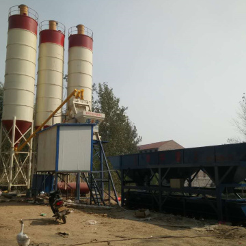 HZS35 mini bucket-type ready mixed concrete batching plant