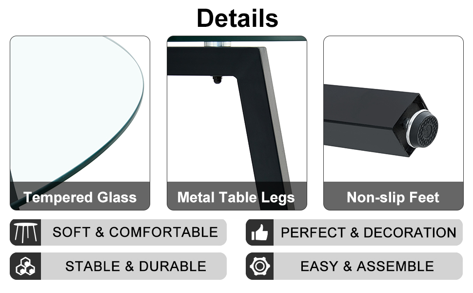 modern round dining table