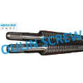 45/90 Twin Conical Screw and Barrel for PVC Extrusion
