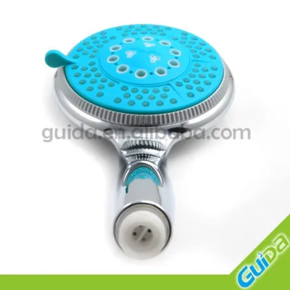 New Multifunction Plating High-density Supercharged bathroom shower head