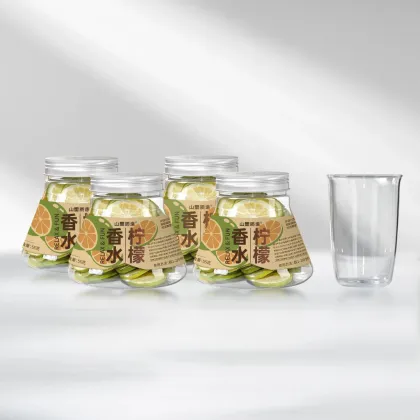 Artisanal Freeze-Dried Lemon Slices for Herbal Infusions