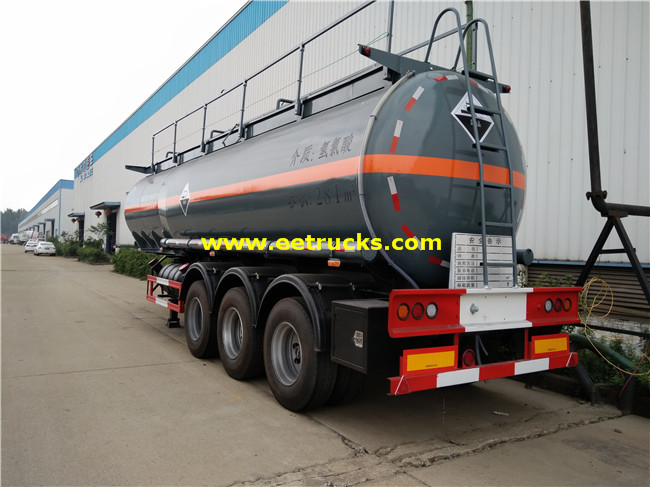 28000L Hydrochloric Acid Transport Trailers