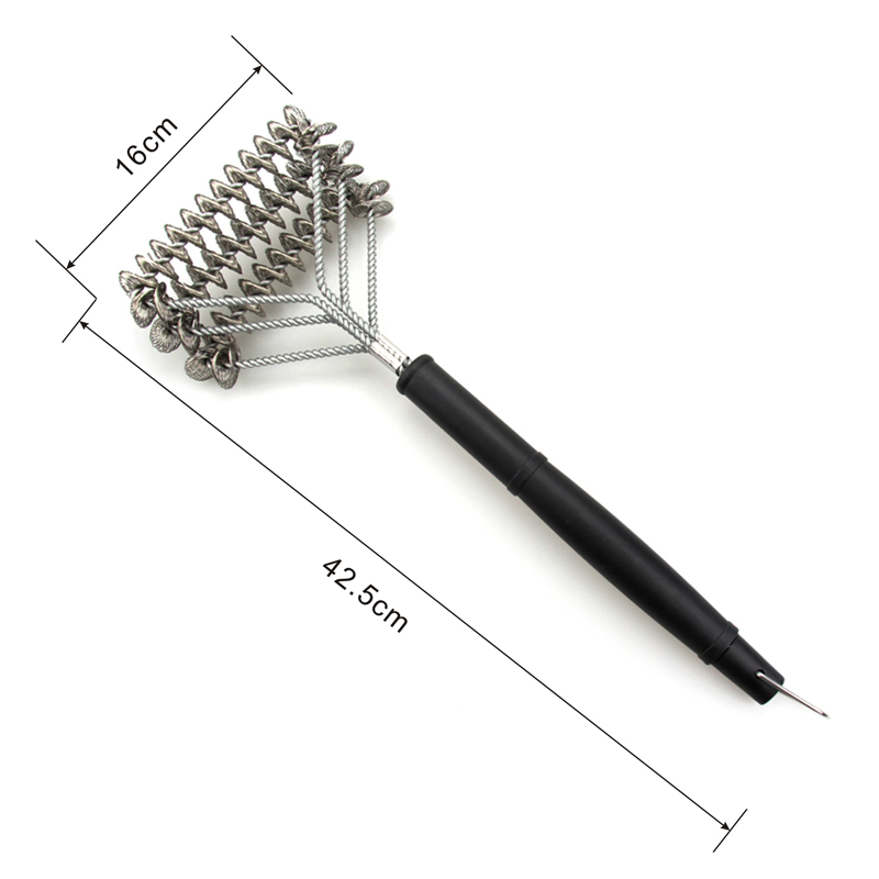 Heavy Duty Plastic Handle Bristle Free Grill Brush