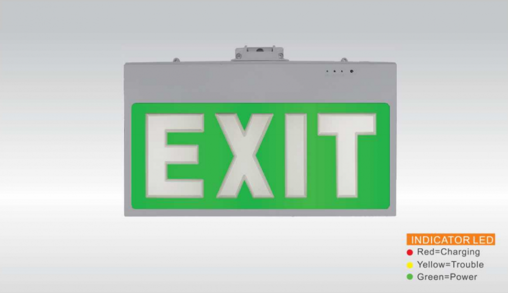 Fire safety LED exit sign light