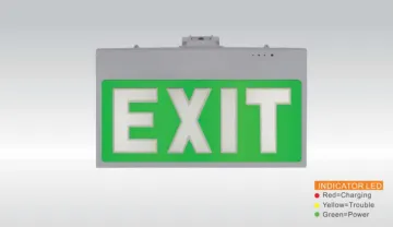 Fire safety LED exit sign light