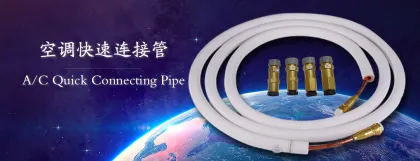 Air conditioner insulated copper pipes