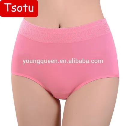 IK136 wholesale jacquard seamless modal ladies L underwear