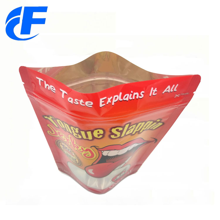Wholesales plastic food packaging stand up bags