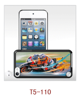 Moto Racing Picture 3d Cover For Ipod Touch Use,pc Case Rubber Coated,multiple Colors Available 
