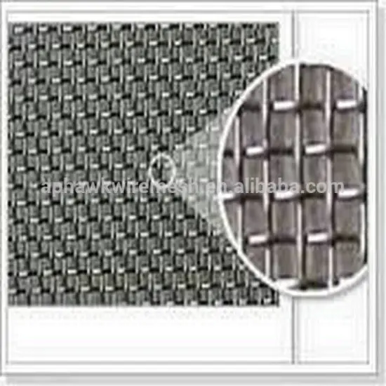 electro galvanized wire mesh blue shining closed edge
