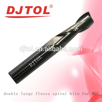 Double long flutes spiral bits (A series) cnc milling tools